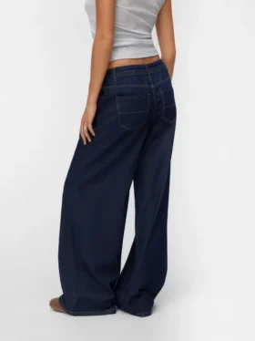 Jeans Vmvaleria à taille mi-haute et coupe large