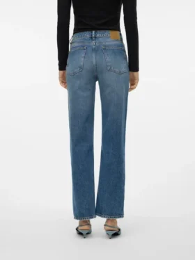 Jeans Vmvalerie à taille mi-haute et coupe décontractée