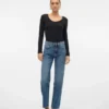 Jeans Vmvalerie à taille mi-haute et coupe décontractée