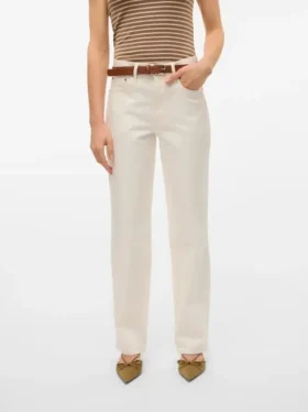 Jeans Vmvalerie à taille mi-haute et coupe droite