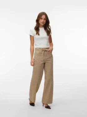 Jeans Vmwien à taille mi-haute et coupe large