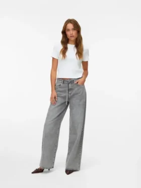 Jeans Vmwien à taille mi-haute et coupe large