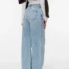 Jeans Vmwien à taille mi-haute et coupe large