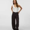Jeans Vmzoe à taille mi-haute et coupe ample