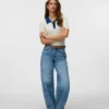 Jeans Vmzoe à taille mi-haute et coupe ample