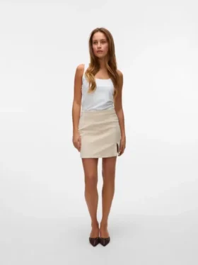 Jupe courte de taille haute Vmlula