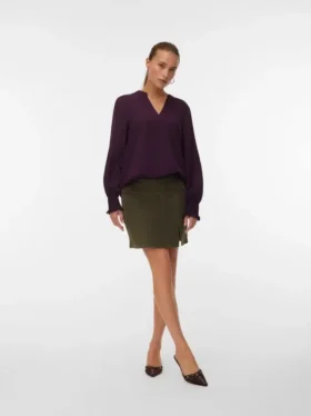 Jupe courte de taille haute Vmlula