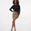 Jupe courte de taille haute Vmlula