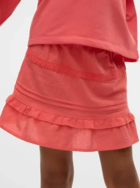 Jupe courte de taille mi-haute Vmpretty