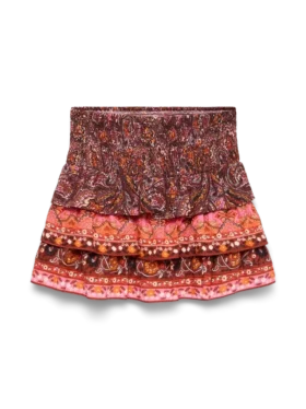 Jupe courte de taille mi-haute Vmswip