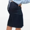 Jupe courte à taille haute