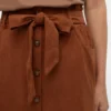 Jupe courte taille haute en velours côtelé Vmvilja