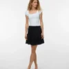 Jupe courte taille haute Vmbliss