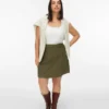 Jupe courte taille haute Vmcelly
