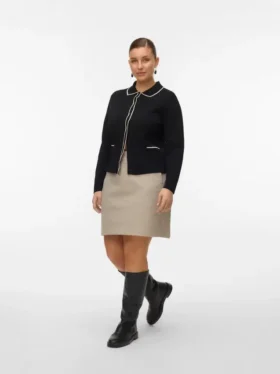 Jupe courte à taille haute Vmcfortuneallison