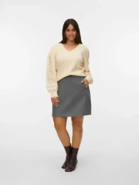 Jupe courte à taille haute Vmcfortuneallison