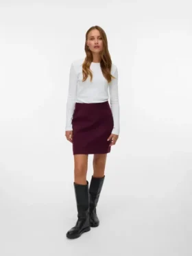 Jupe courte à taille haute Vmfortuneallison