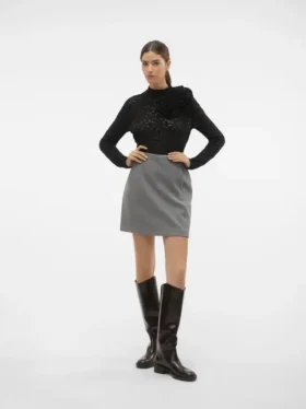 Jupe courte à taille haute Vmfortuneallison