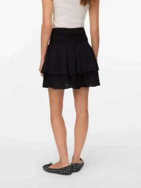 Jupe courte à taille haute Vmlinn