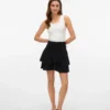 Jupe courte à taille haute Vmlinn