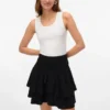 Jupe courte à taille haute Vmlinn