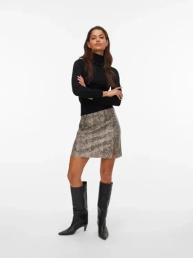 Jupe courte taille haute Vmnelly