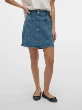 Jupe courte taille haute Vmpetra
