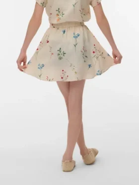 Jupe courte taille mi-haute Vmjosie Short