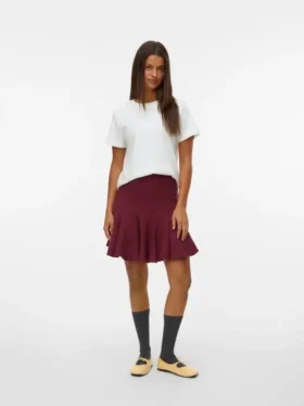 Jupe courte taille mi-haute Vmkristin