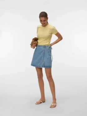 Jupe courte taille mi-haute Vmliza