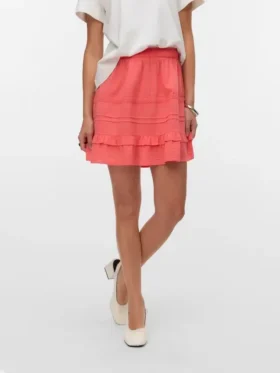 Jupe courte taille mi-haute Vmpretty