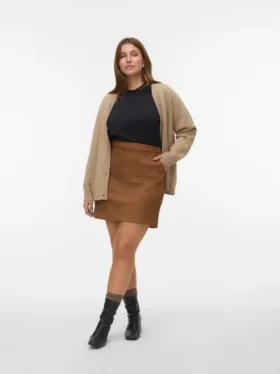 Jupe courte à taille normale Vmcdonnadina