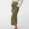Jupe longue taille haute
