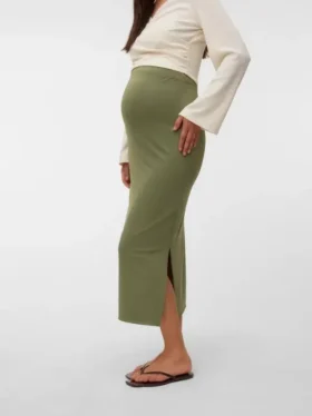 Jupe longue taille haute