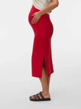 Jupe longue taille haute