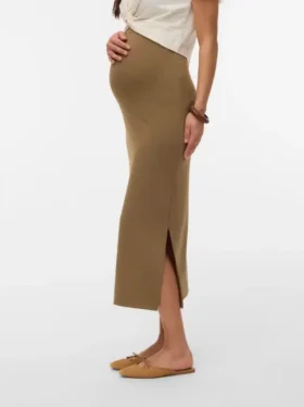 Jupe longue taille haute