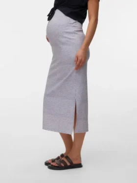 Jupe longue taille haute