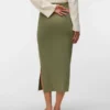 Jupe longue taille haute