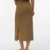 Jupe longue taille haute