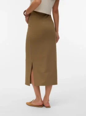 Jupe longue taille haute