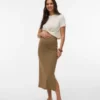 Jupe longue taille haute