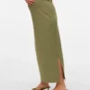 Jupe longue taille haute
