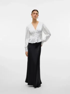 Jupe longue taille haute Awbea
