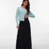 Jupe longue taille haute Awkeeley