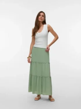 Jupe longue taille haute Awkeeley