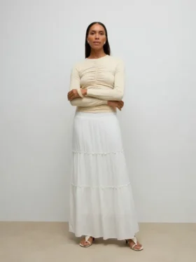 Jupe longue taille haute Awkeeley