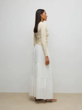 Jupe longue taille haute Awkeeley