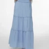 Jupe longue taille haute Awkeeley