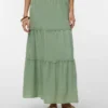 Jupe longue taille haute Awkeeley