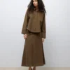 Jupe longue taille haute Awtala